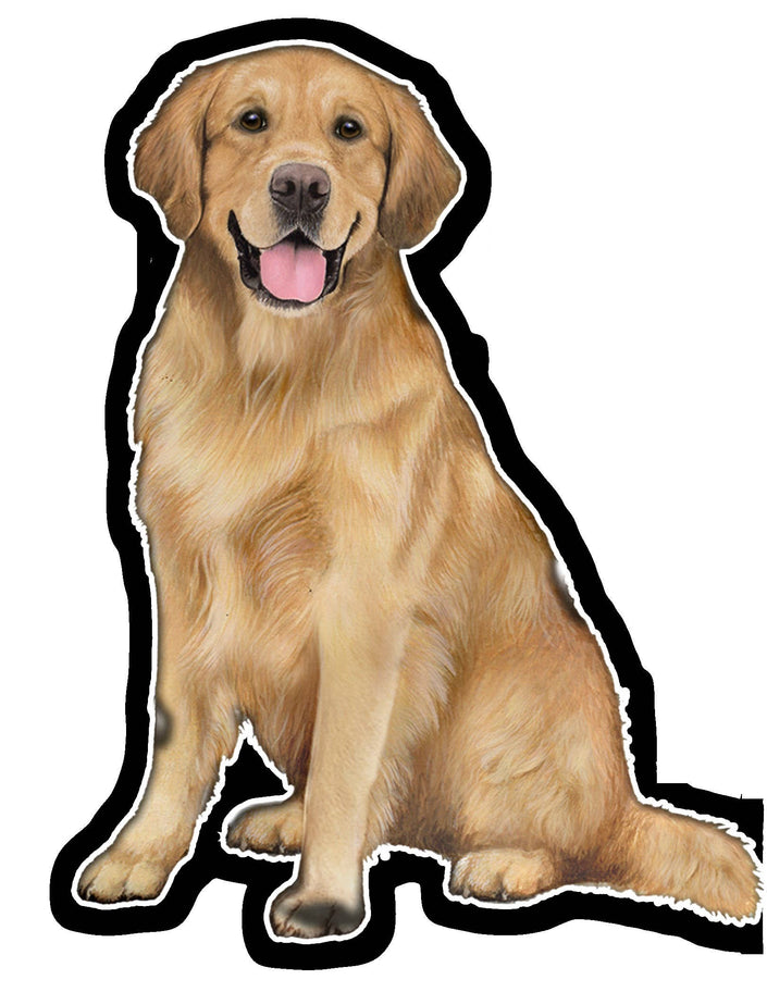 Golden Retriever B- Vinyl Sticker