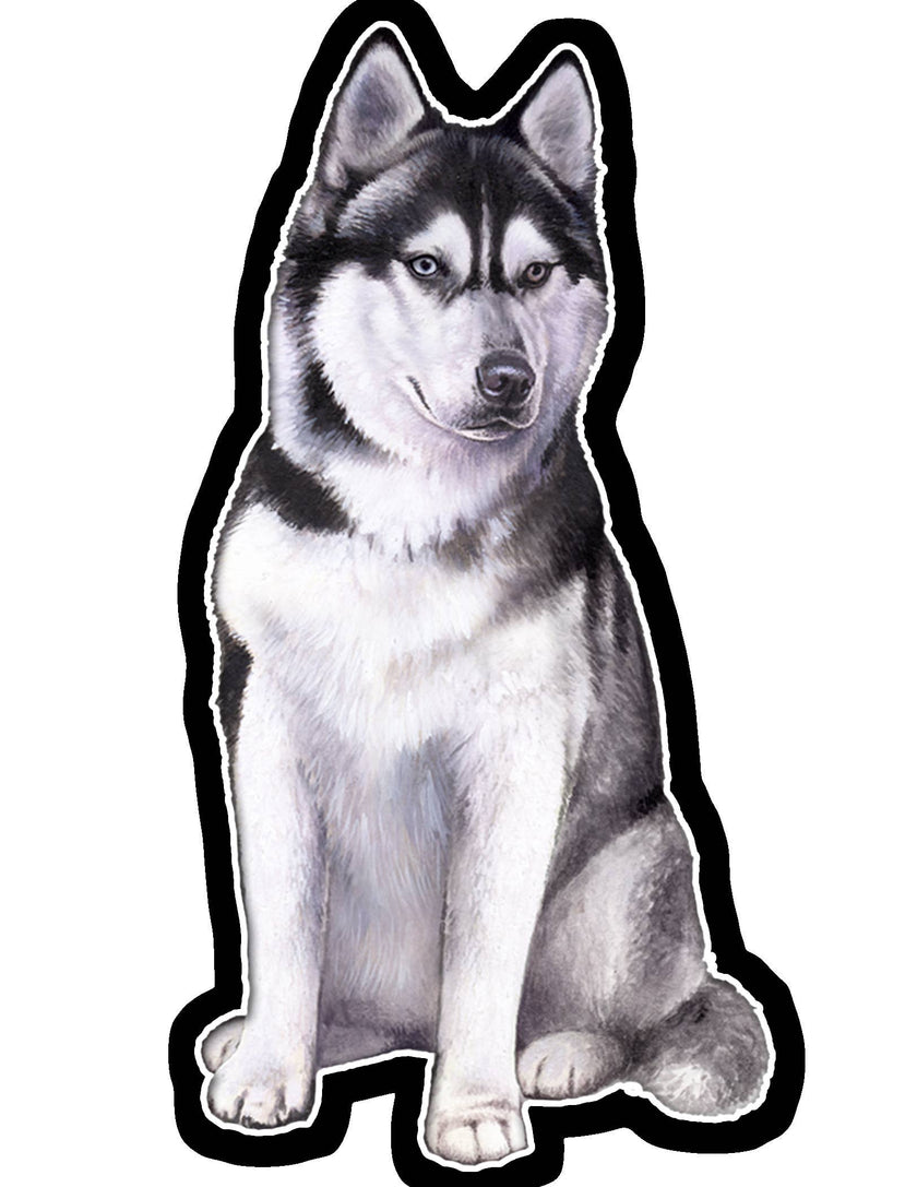 Siberian Husky  - Vinyl Sticker