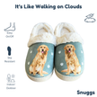 Golden Retriever Dog Pet lovers Snuggs Comfy Slippers
