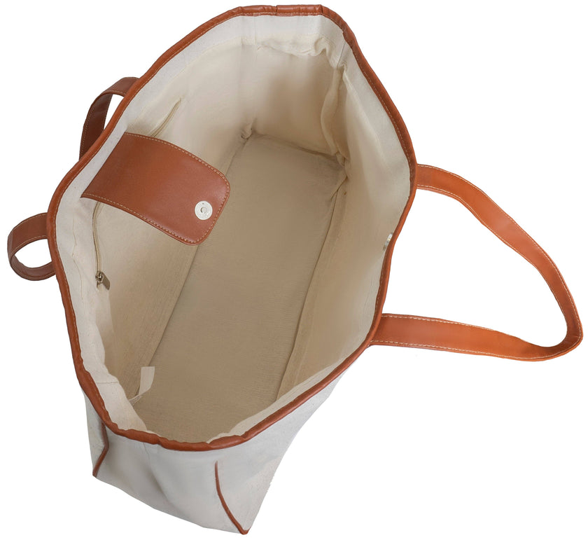 Magid Canvas Slogan Tote 