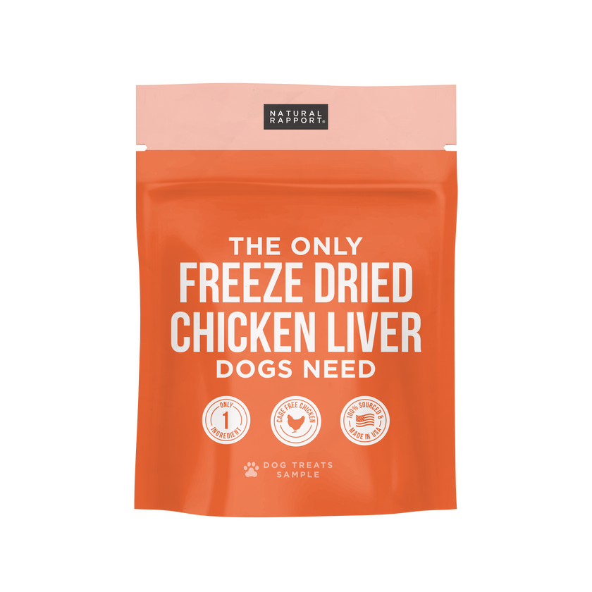 The Only Freeze Dried Chicken Liver Dogs Need