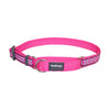 Martingale Dog Collar Reflective Bones Hot Pink