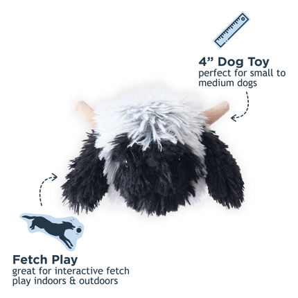 Dog Toy Highland Sheep 2-in-1 Fetch Ball Toy