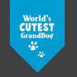 World's Cutest GrandDog Dog Bandana