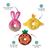 Dog Toy Donuts 3pc Holey Donuts Small Dog Plush Toy Set