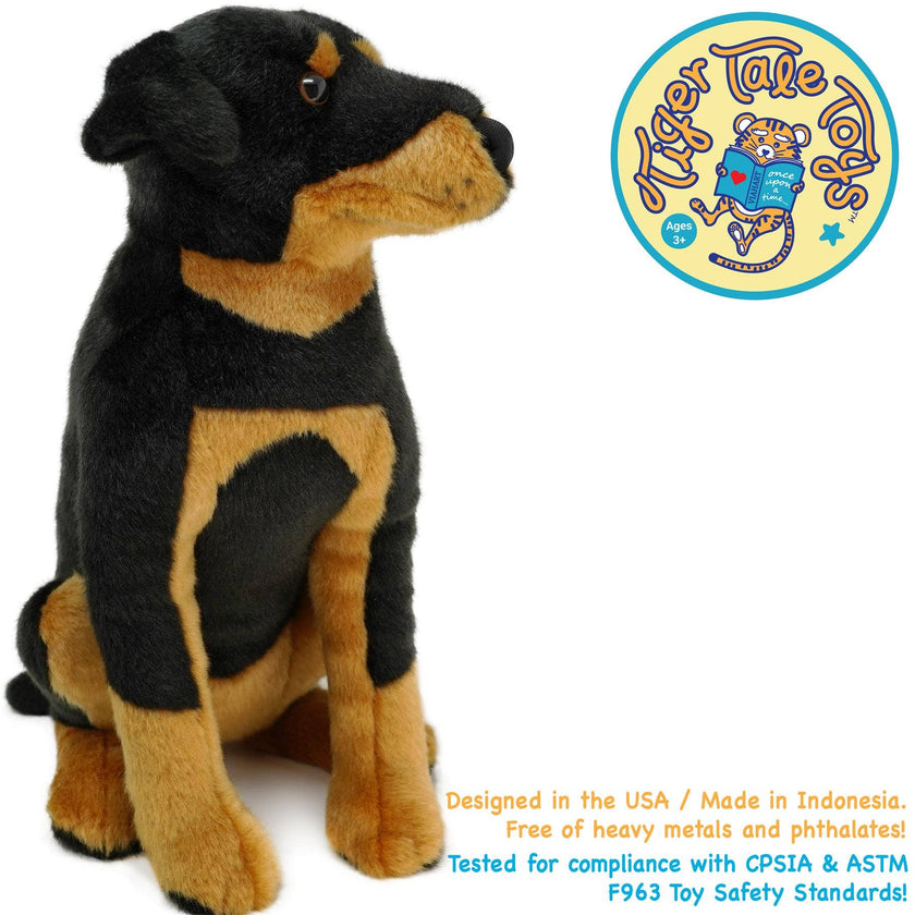 Ronin the Rottweiler | 14 Inch Stuffed Animal Plush