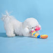 Dog Toy Flsmingo, Sun and Sunscreen Beach Daze Plush Toy Set