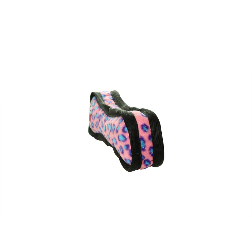 Tuffy Ultimate Bone - Pink, Durable, Squeaky Dog Toy