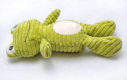 Dog Toy Frog ThoozyPet Tuff & Cuddly Frog Plush Dog Plush Toy 12.5