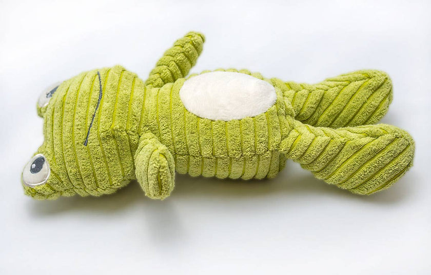 Dog Toy Frog ThoozyPet Tuff & Cuddly Frog Plush Dog Plush Toy 12.5