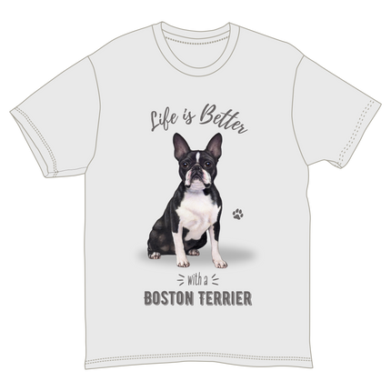 Boston Terrier Dog Tee Shirt Unisex