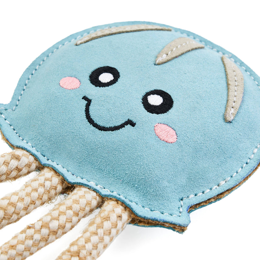 EcoZippy Suede and Rope Buddies - Jellyfish