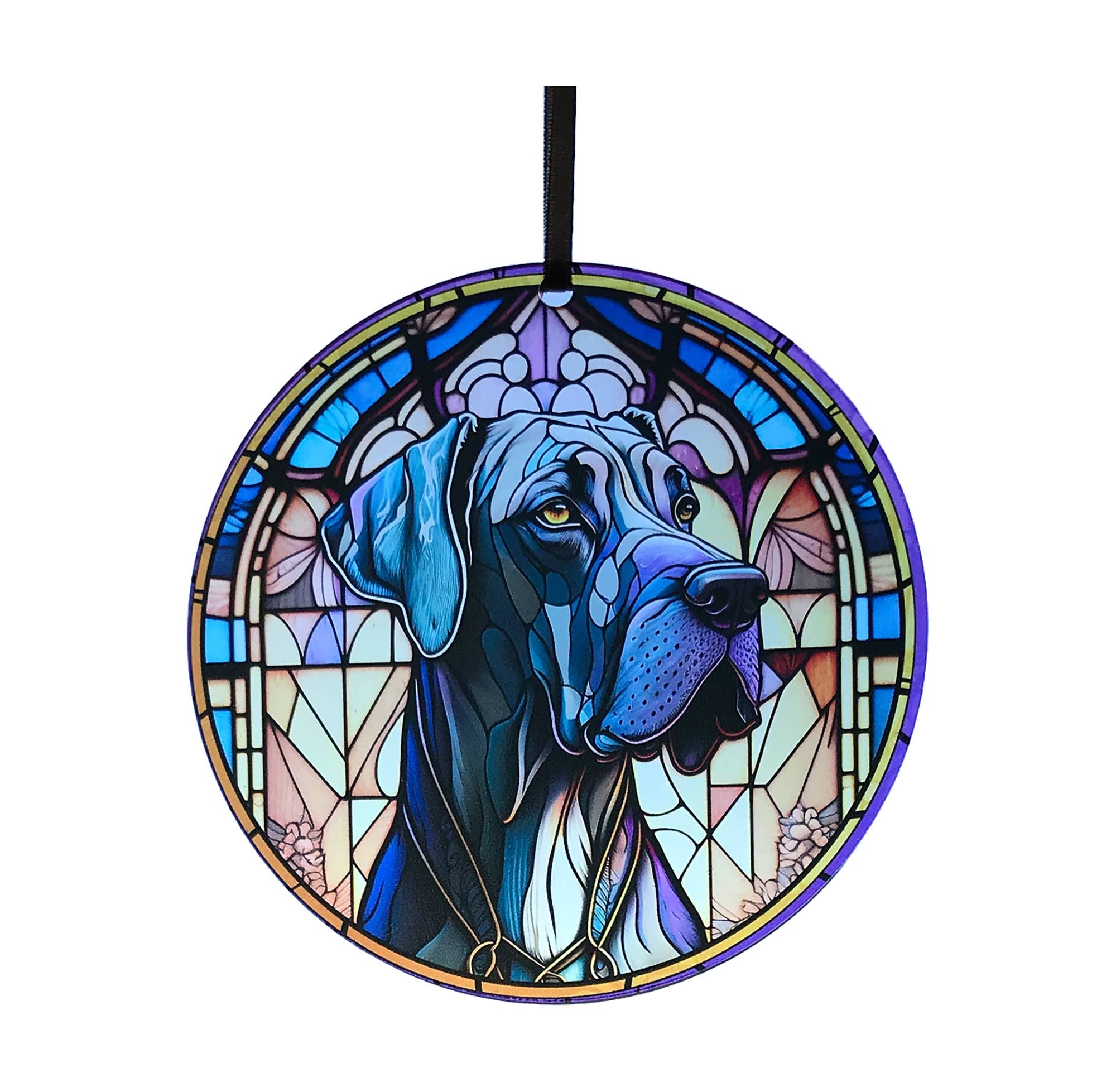 Great Dane, Acrylic Window Ornament