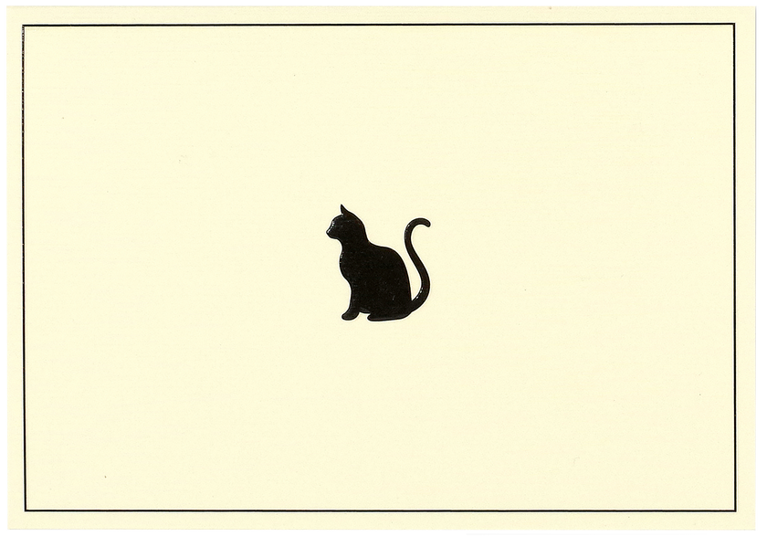 Black Cat Note Cards