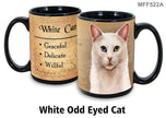 Cat White Odd Eyes Mug Coffee Cup