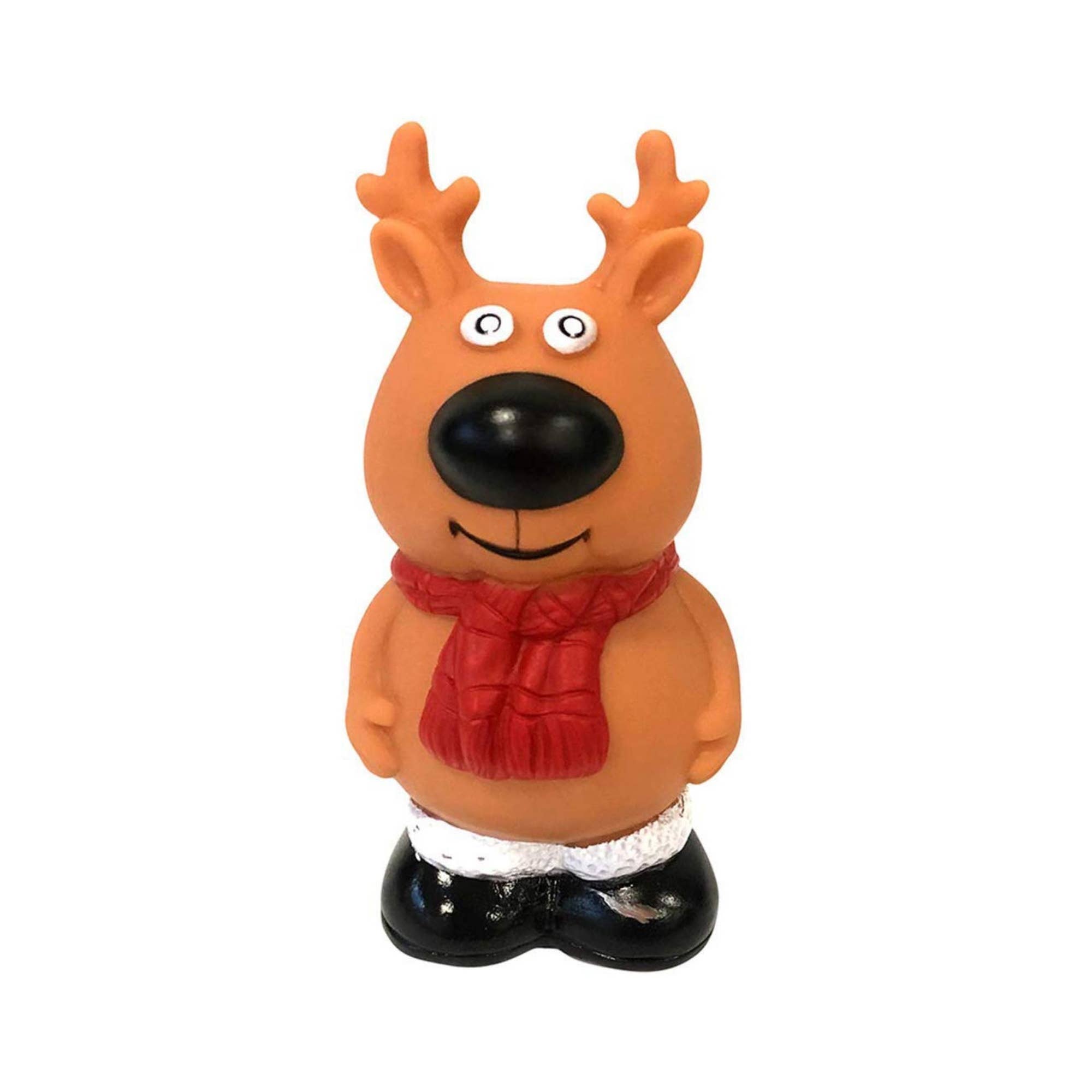 Santa, Reindeer & Snowman Vinyl Christmas Dog Toy Set