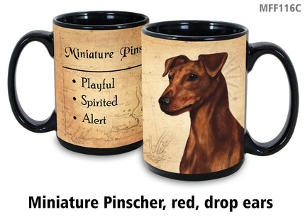 Miniature Pinscher Red Mug Coffee Cup