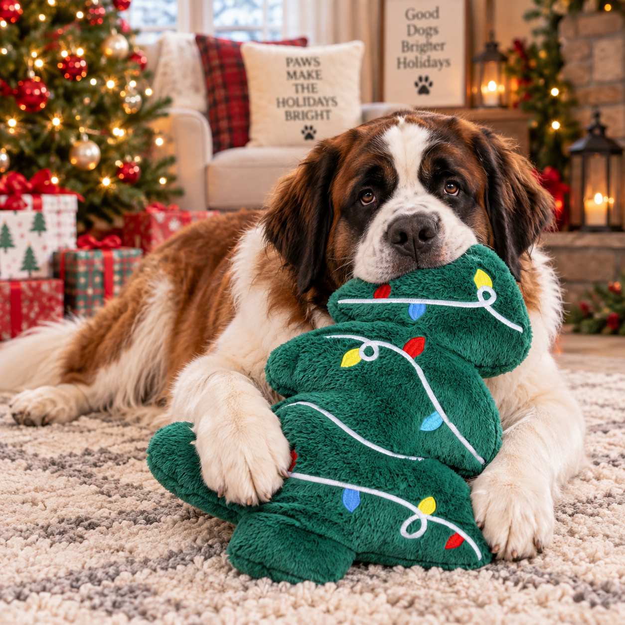Dog Toy Christmas Tree 26