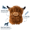 Highland Cow with Squeaker Dog Toy