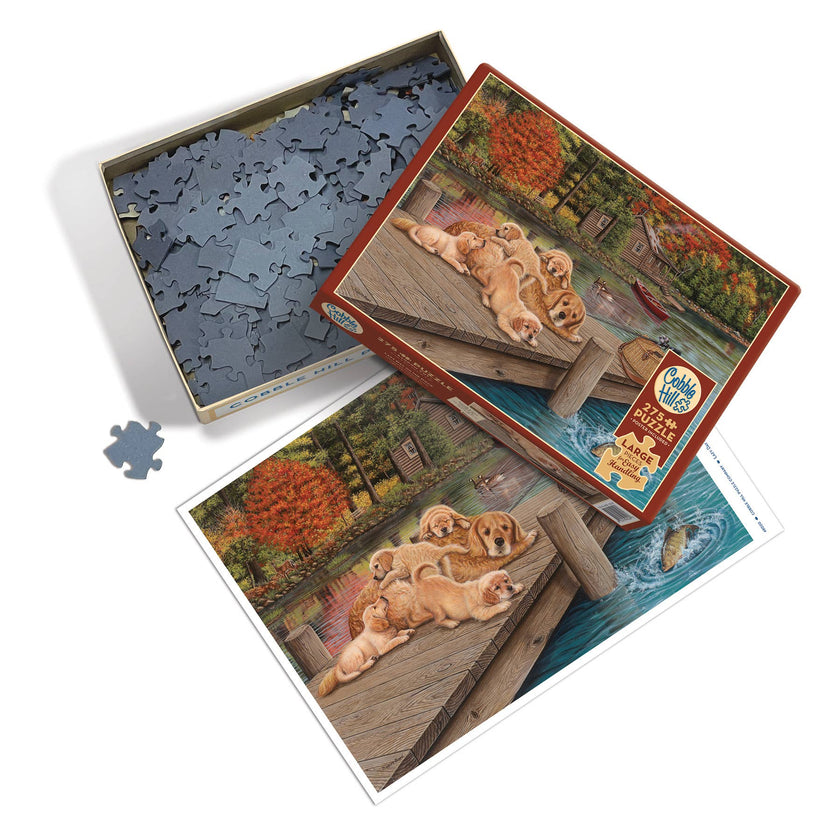 Lazy Day on the Dock 275pc puzzle