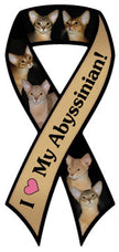 Abyssinian Ribbon Car Trunk Magnet