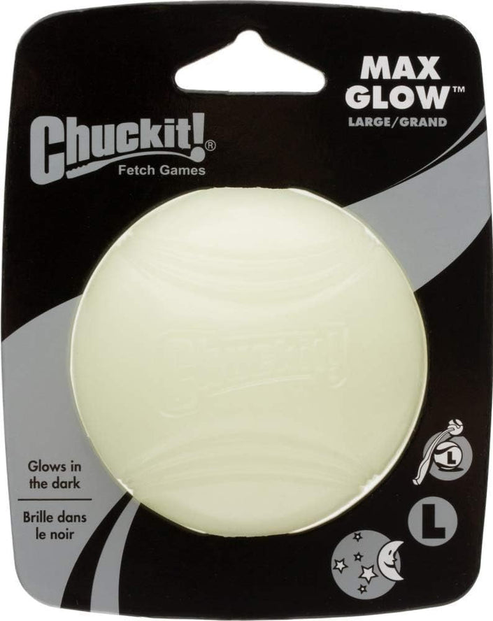 Dog Toy Chuck It Max Glow Ball, Large