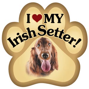 Show off your love for your favorite furry friend with our Irish Setter Paw Magnet! Perfect for your car trunk or any magnetic surface, this adorable paw-shaped magnet features a vibrant image of your favorite dog or cat breed. Made from durable, weather-resistant materials, it’s designed to withstand the elements while adding a touch of personality to your vehicle or home. 