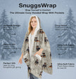 Rottweiler Snugg Wraps with Hoodie – Ultra Soft Sherpa Fleece Wrap for Pet Lovers