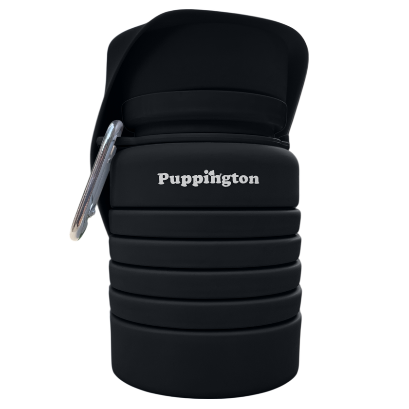 Puppington Collapsible Silicone Dog Water Bottle