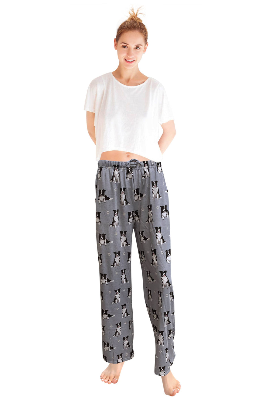 Border Collie Pajama Bottoms