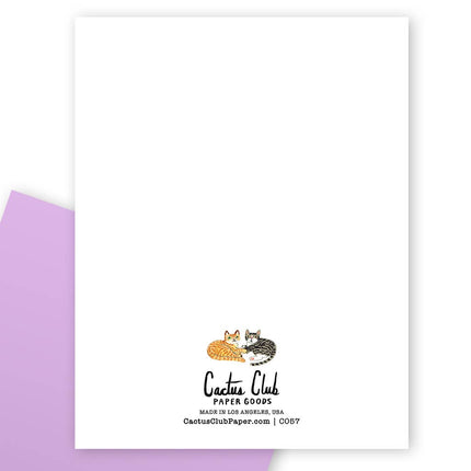 Cat Clutter Greeting Card