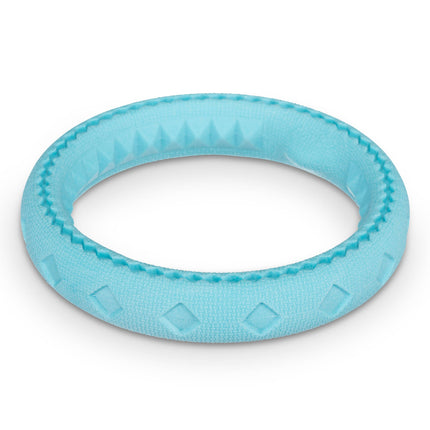Totally Pooched Chew n' Tug Ring, Foam Rubber Dog Toy
