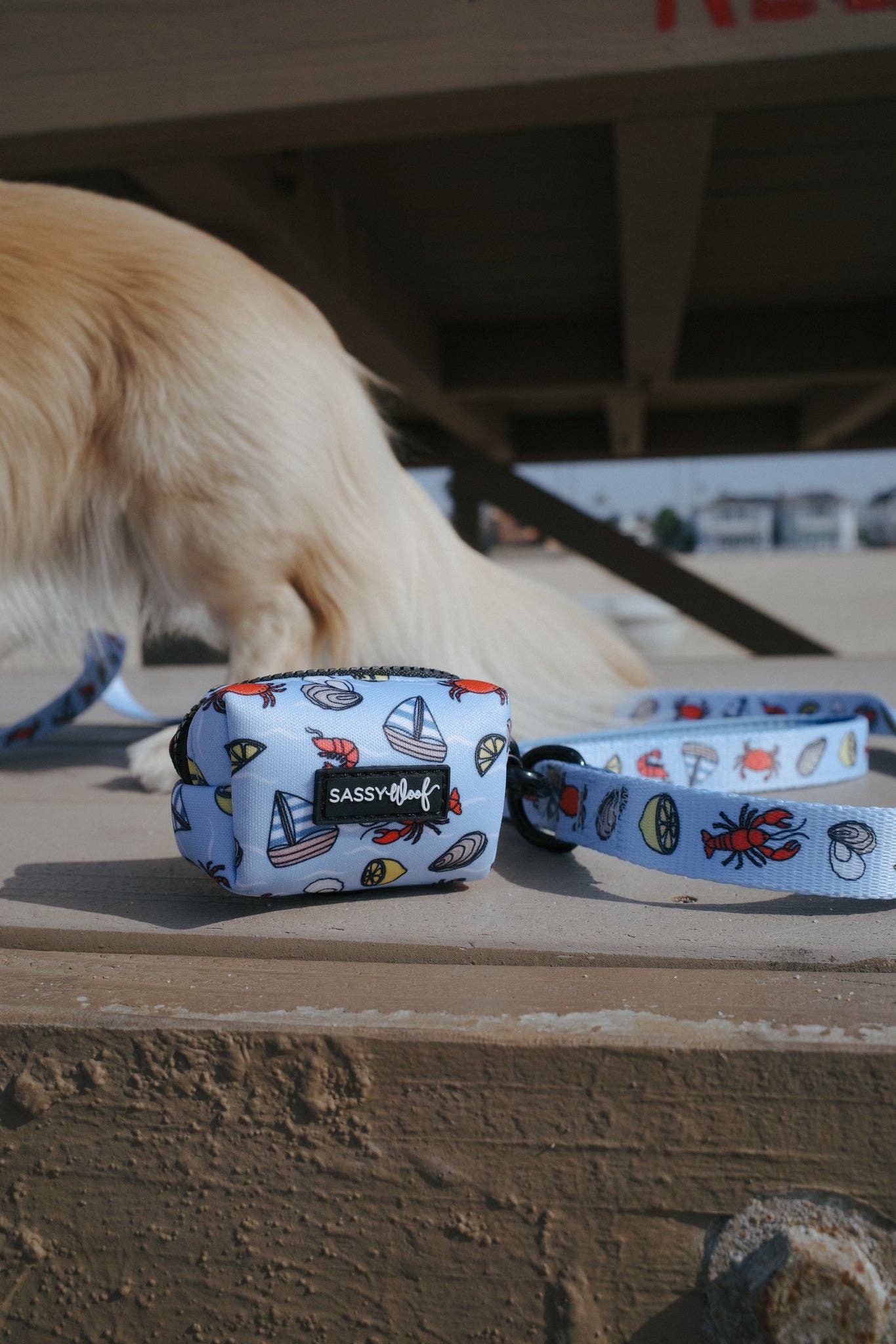 Dog Waste Bag Holder - Coastal Cuties