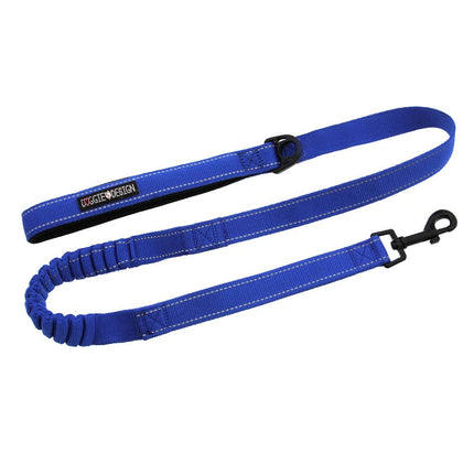 Dog Leash Cobalt Blue Soft Pull Traffic Dog Leash