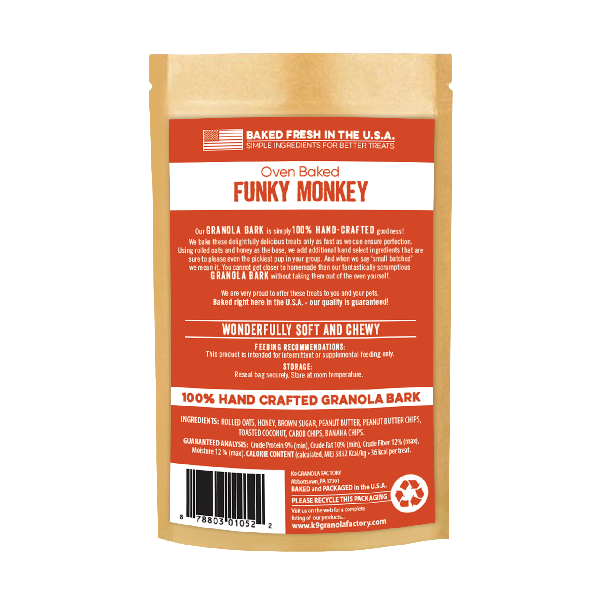 Granola BARK Funky Monkey 10oz