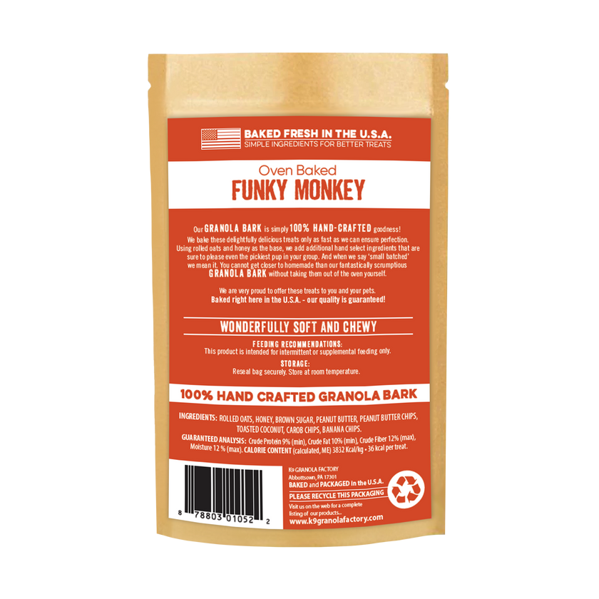 Granola BARK Funky Monkey 10oz