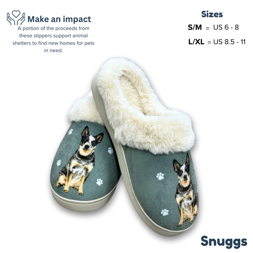 Australian Cattle Dog Dog Pet Lovers Comfy Snuggs Slippers