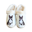 Boston Terrier Dog Pet Lovers Comfy Snuggs Slippers