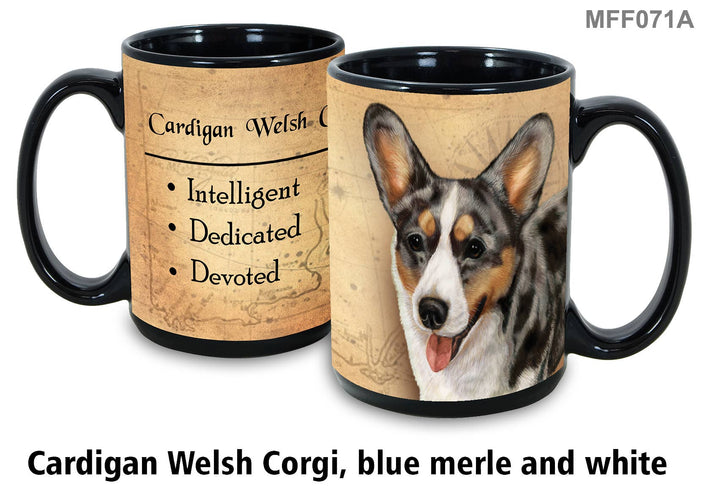 Corgi Cardigan Blue Merle Mug Coffee Cup