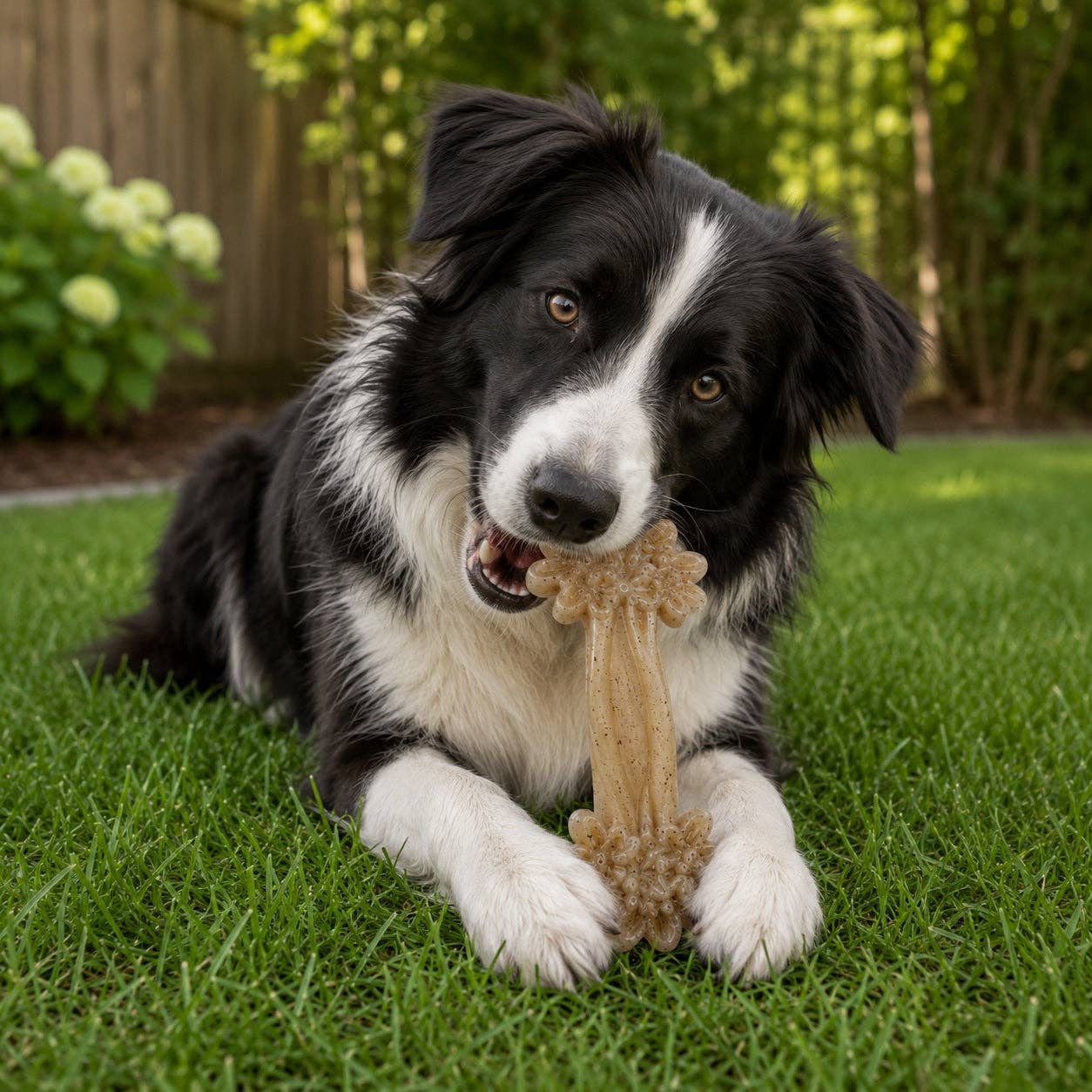Daisy Bone Nylon Dog Toy for Aggressive Chewers