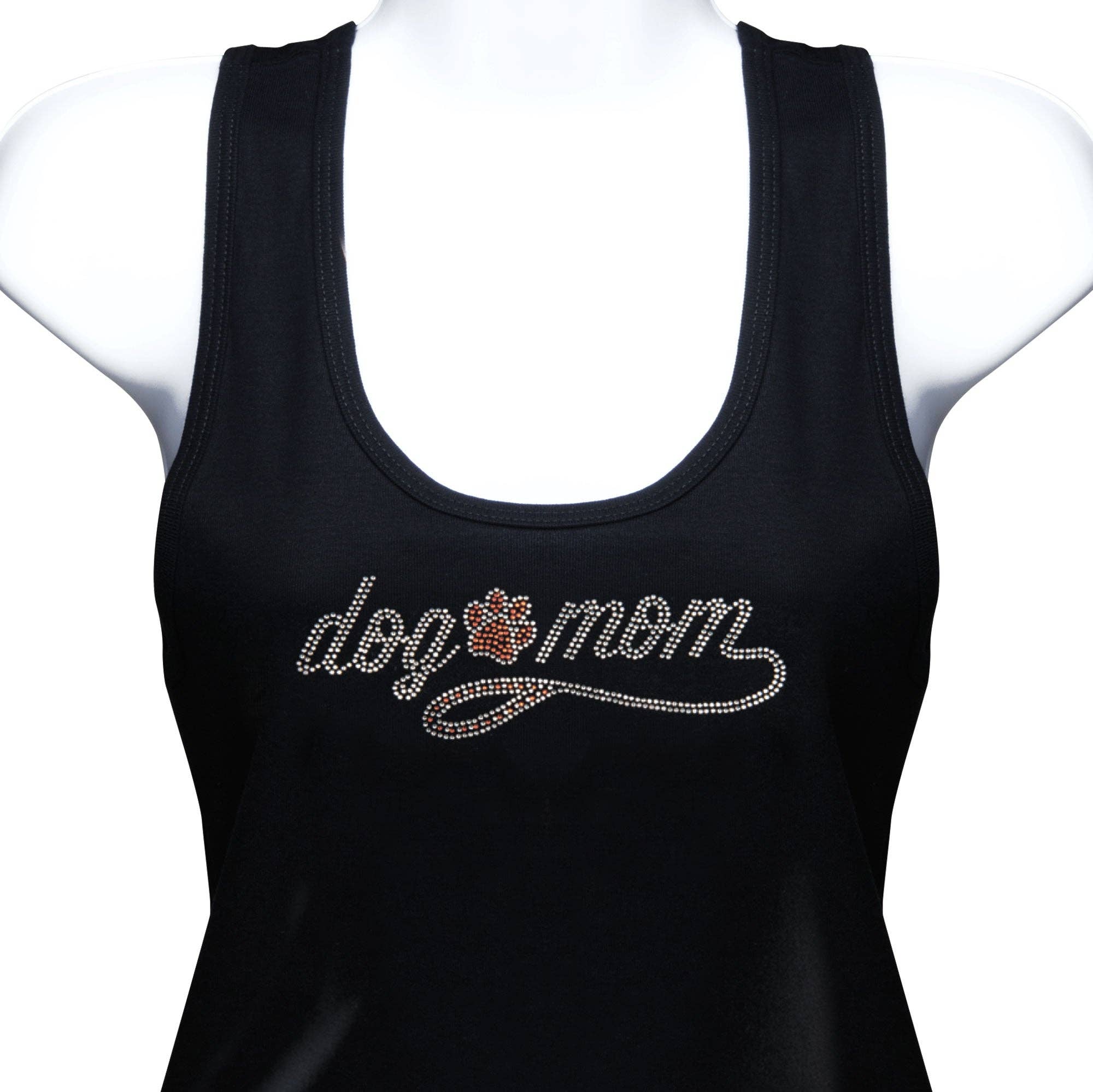 Dog Mom Rhinestone Tank Top