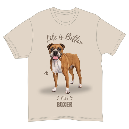 Boxer Dog Tee Shirt Unisex