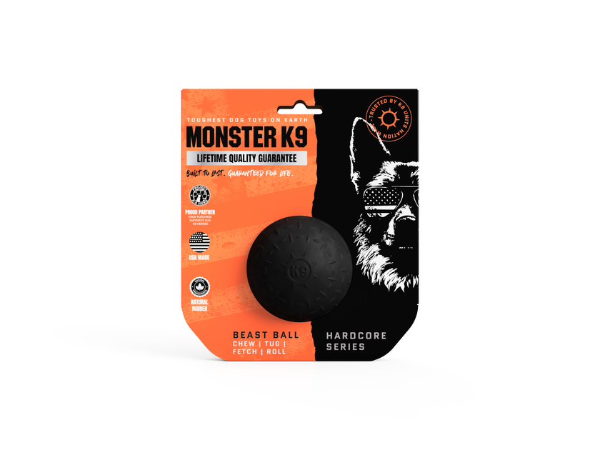 Dog Toy Black Dog Ball for Aggressive Chewers Toy