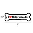 Bernedoodle Bone Magnet