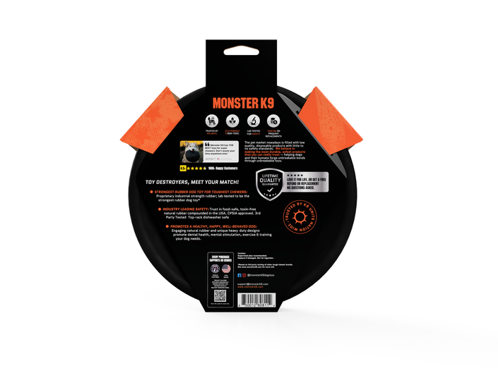 Dog Toy Durable Flying Disc Tough & Strong Frisbee Toy