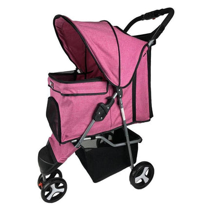 Casual Pet Stroller + Removable Cup Holder