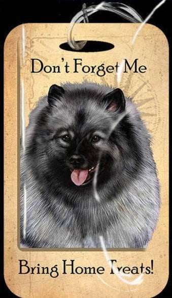 Travel in Style with Our Keeshond Luggage Tag