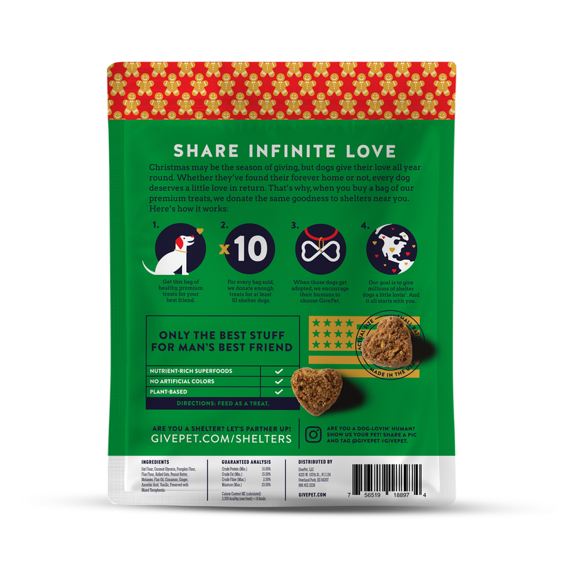 Gingerbone House Premium Dog Treats