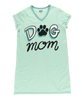 PJ Nightgown Dog Mom V-Neck Nightshirt