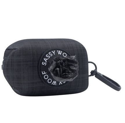 Dog Waste Bag Holder Baby Got Black With Clasp